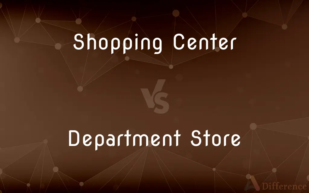 Shopping Center vs. Department Store — What's the Difference?