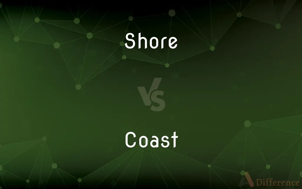 Shore vs. Coast — What's the Difference?