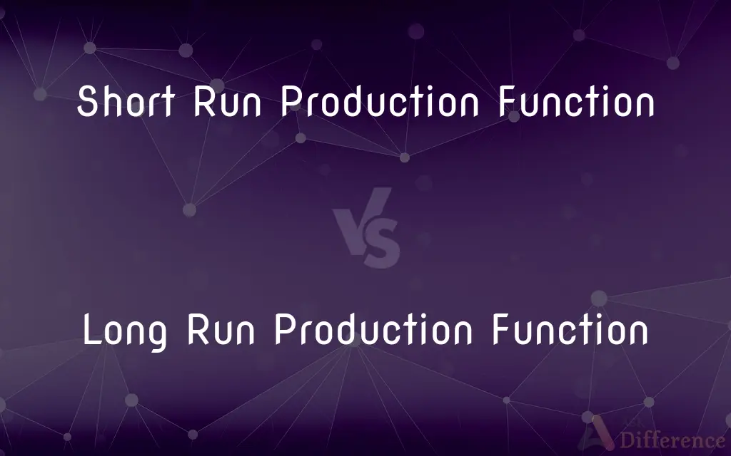 Short Run Production Function vs. Long Run Production Function — What's the Difference?