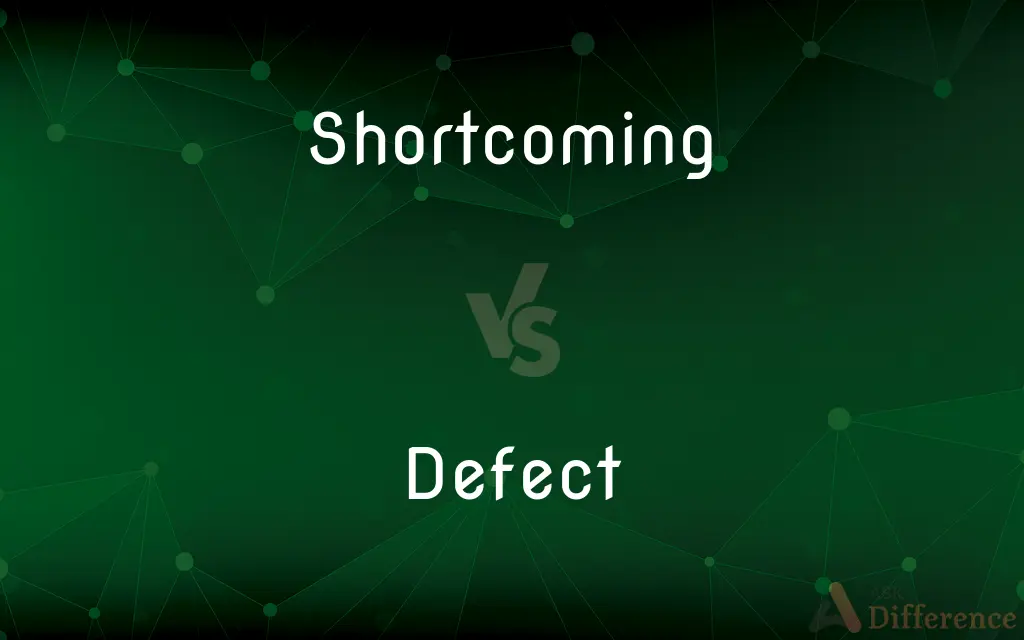 Shortcoming vs. Defect — What's the Difference?