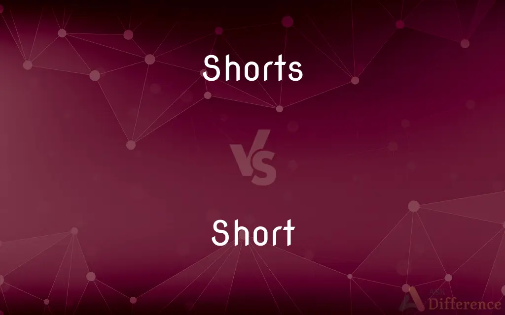 Shorts vs. Short — What's the Difference?
