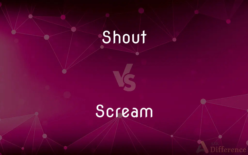 Shout vs. Scream — What's the Difference?