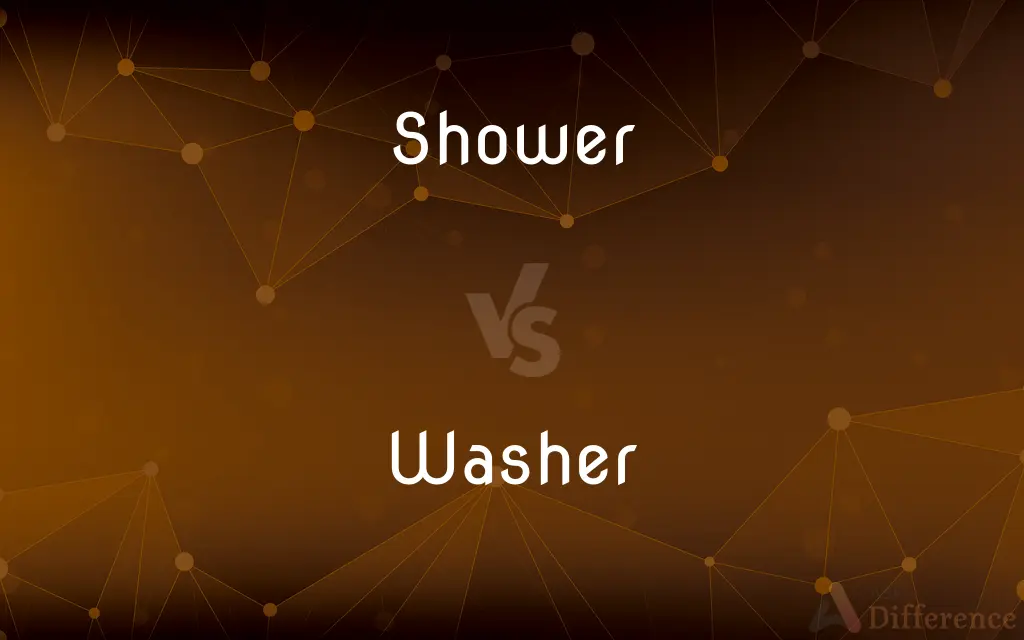 Shower vs. Washer — What's the Difference?