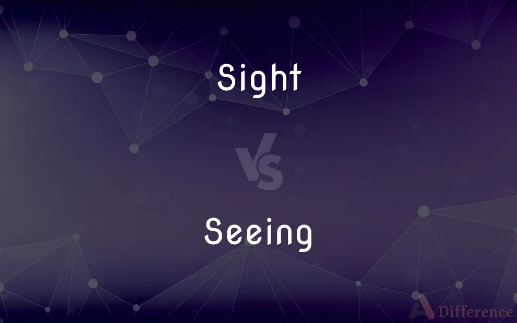 Sight vs. Seeing — What's the Difference?