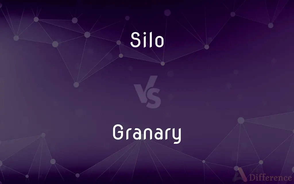 Silo vs. Granary — What's the Difference?