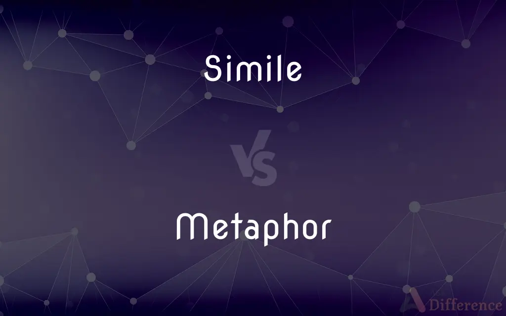 Simile vs. Metaphor — What's the Difference?