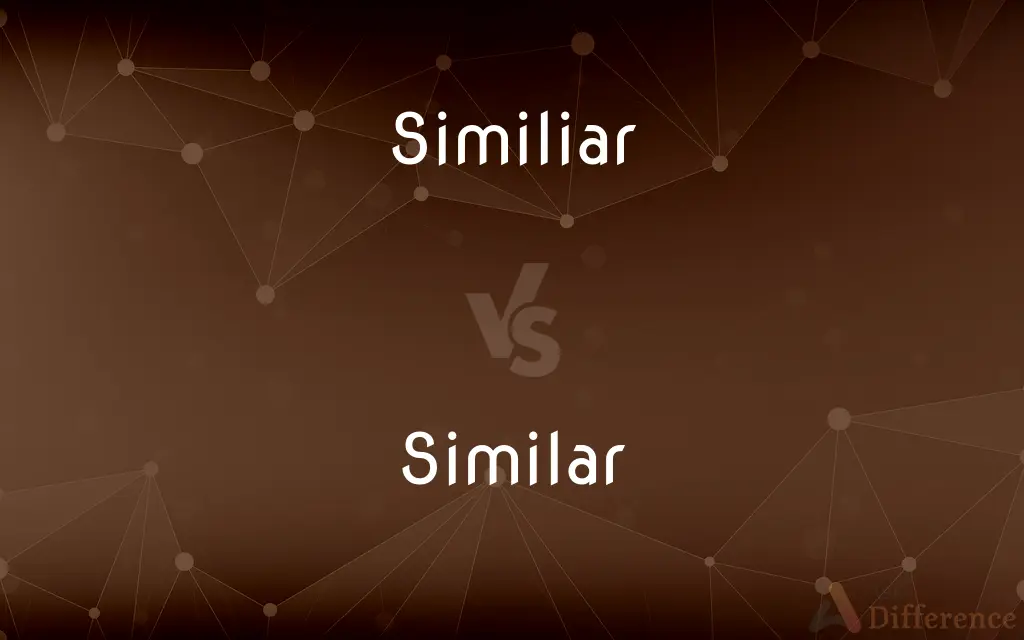 Similiar vs. Similar — Which is Correct Spelling?