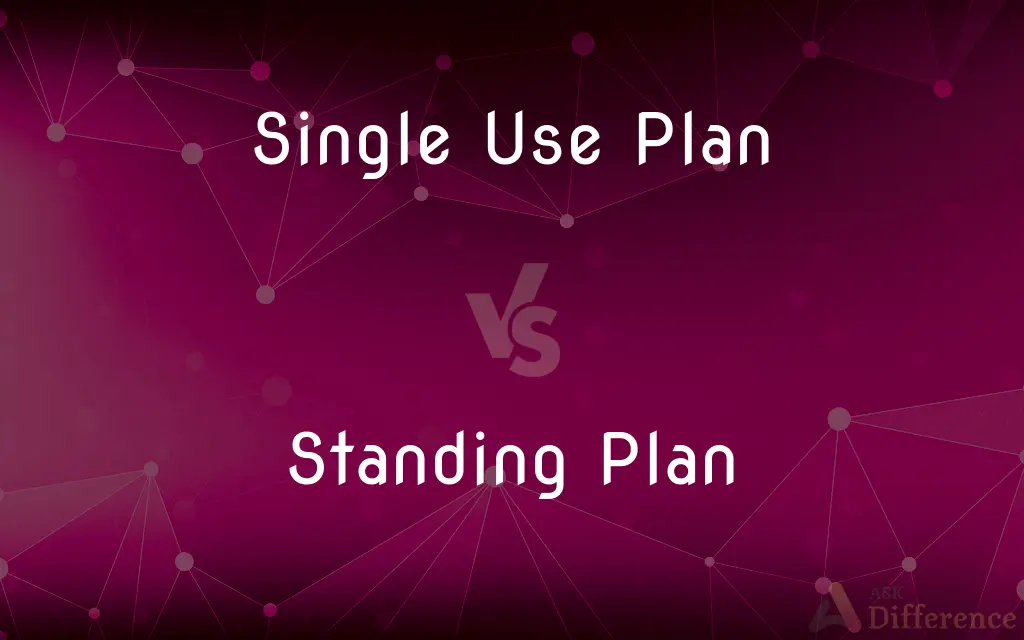 Single Use Plan vs. Standing Plan — What's the Difference?