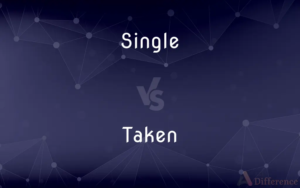 Single vs. Taken — What's the Difference?