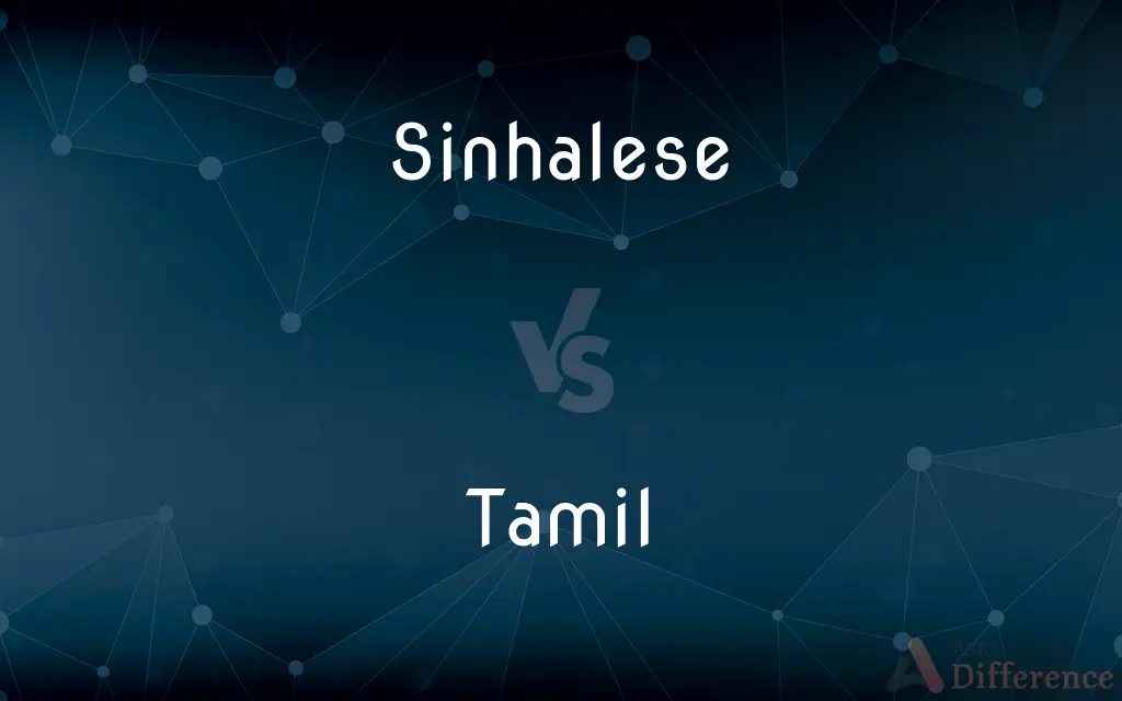 Sinhalese vs. Tamil — What's the Difference?