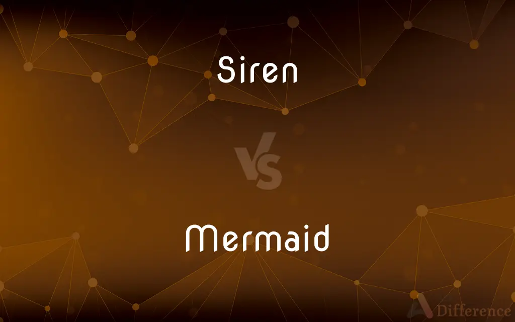 Siren vs. Mermaid — What's the Difference?