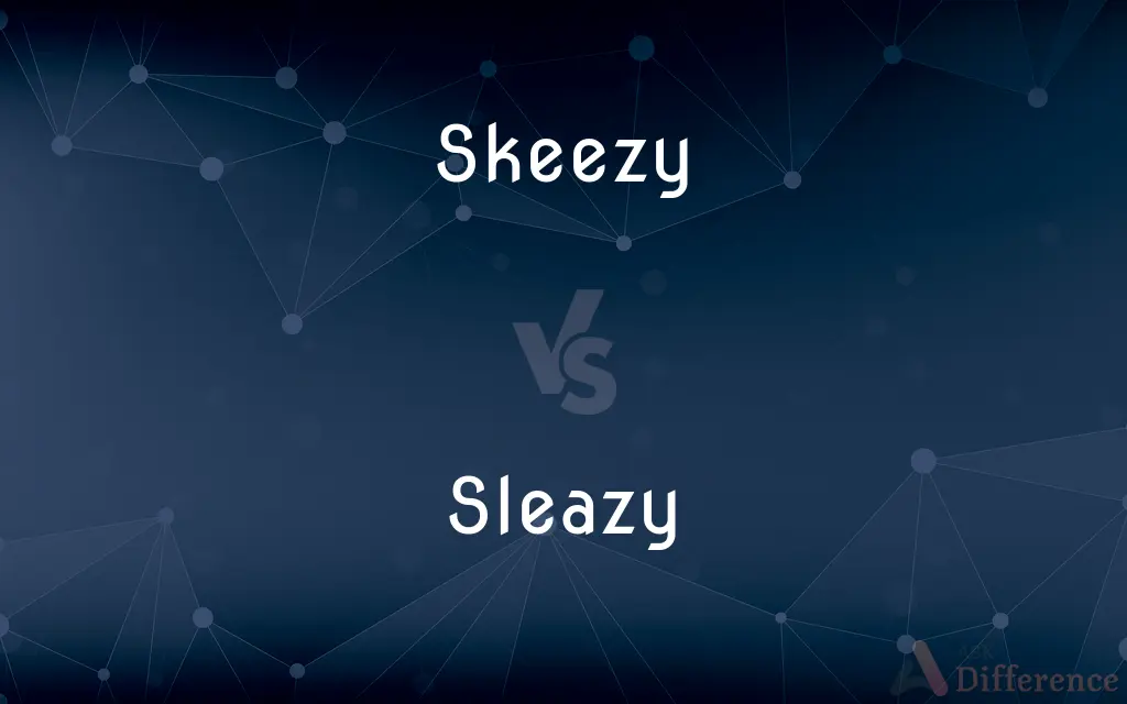 Skeezy vs. Sleazy — What's the Difference?
