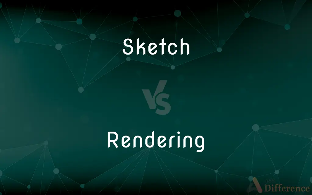 Sketch vs. Rendering — What's the Difference?