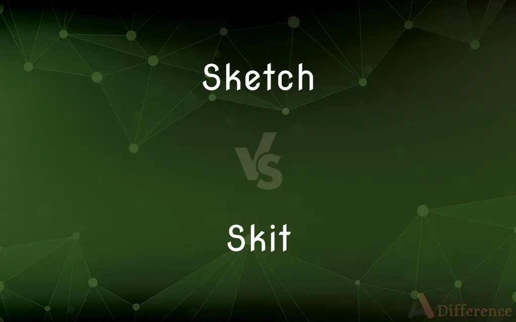 Sketch vs. Skit — What's the Difference?
