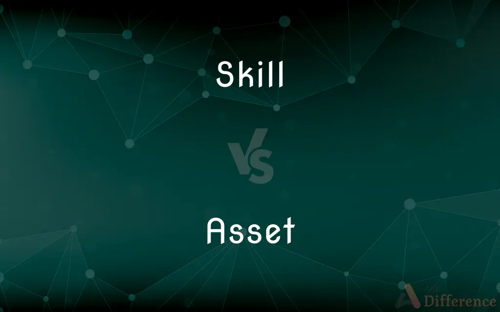 Skill vs. Asset — What's the Difference?