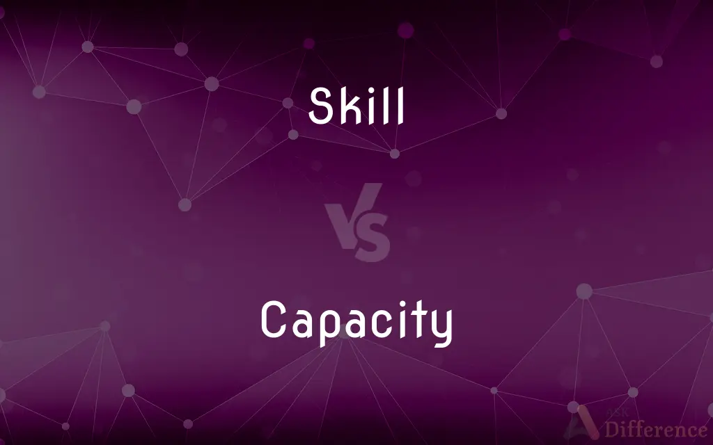 Skill vs. Capacity — What's the Difference?