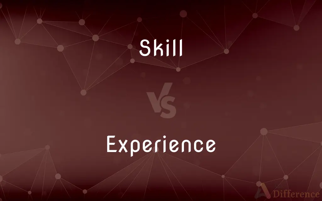 Skill vs. Experience — What's the Difference?