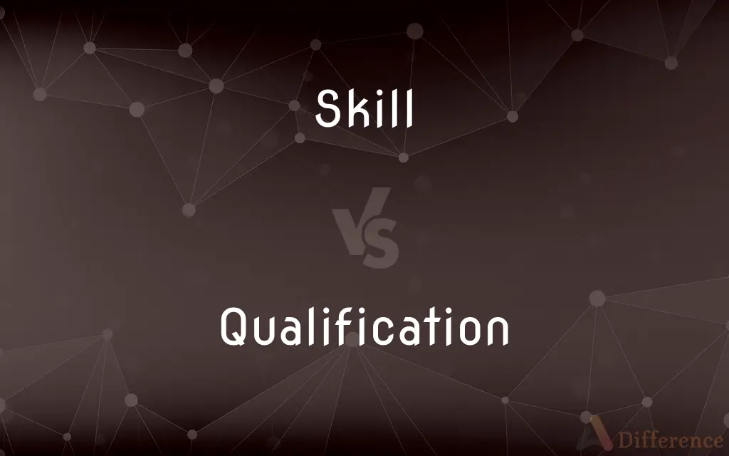 Skill vs. Qualification — What's the Difference?