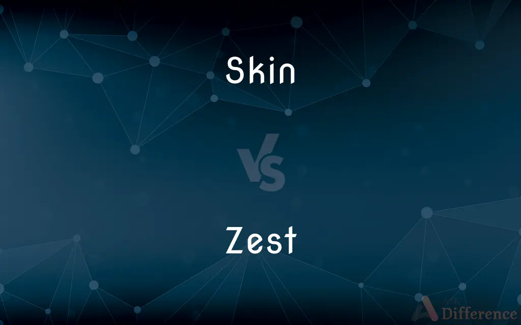 Skin vs. Zest — What's the Difference?