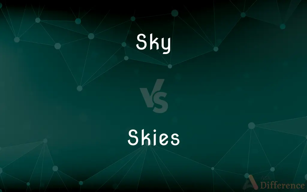Sky vs. Skies — What's the Difference?