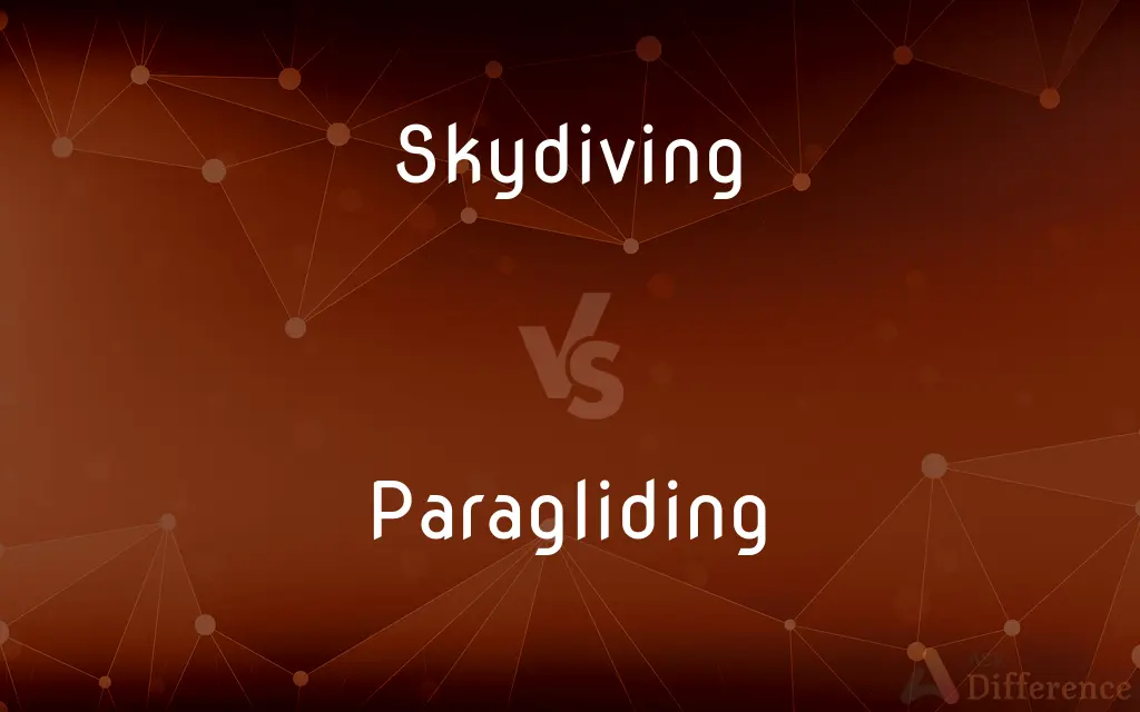 Skydiving vs. Paragliding — What's the Difference?