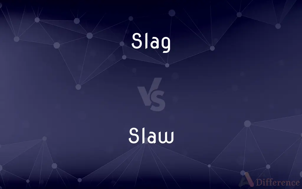 Slag vs. Slaw — What's the Difference?