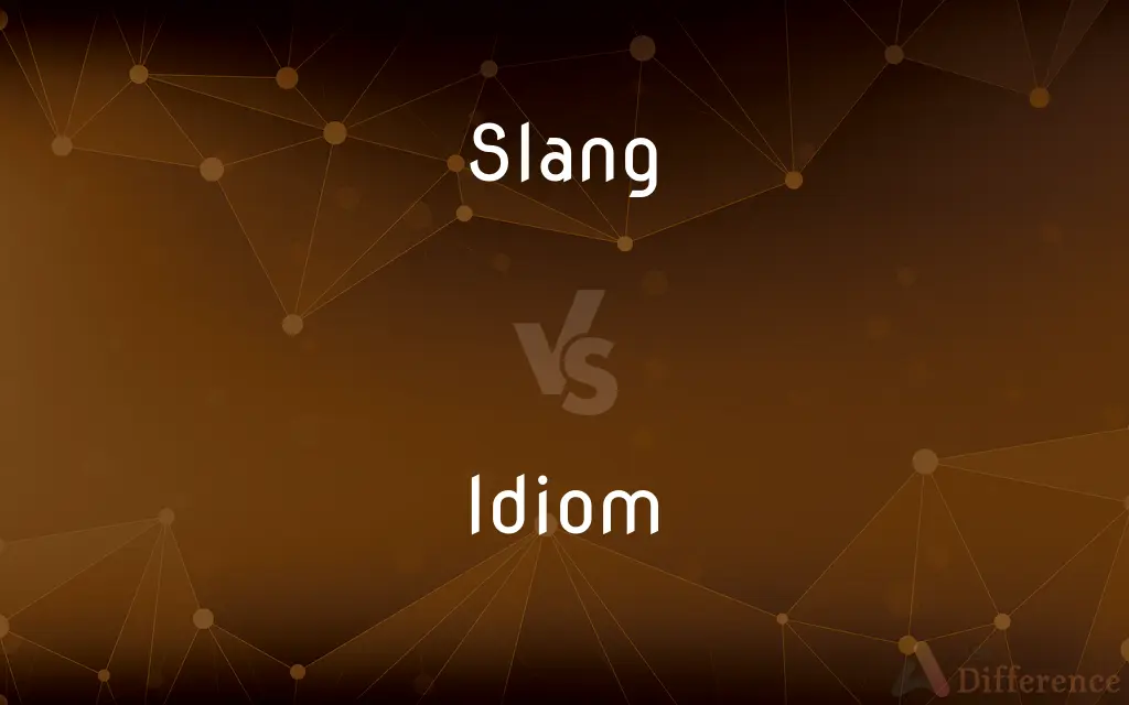 Slang vs. Idiom — What's the Difference?