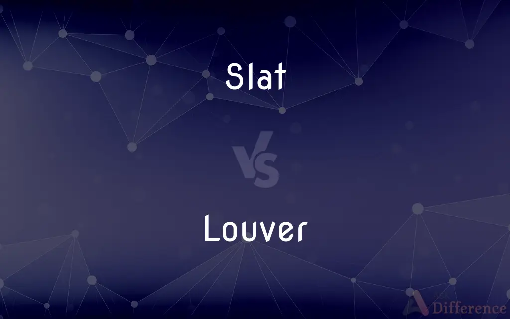 Slat vs. Louver — What's the Difference?