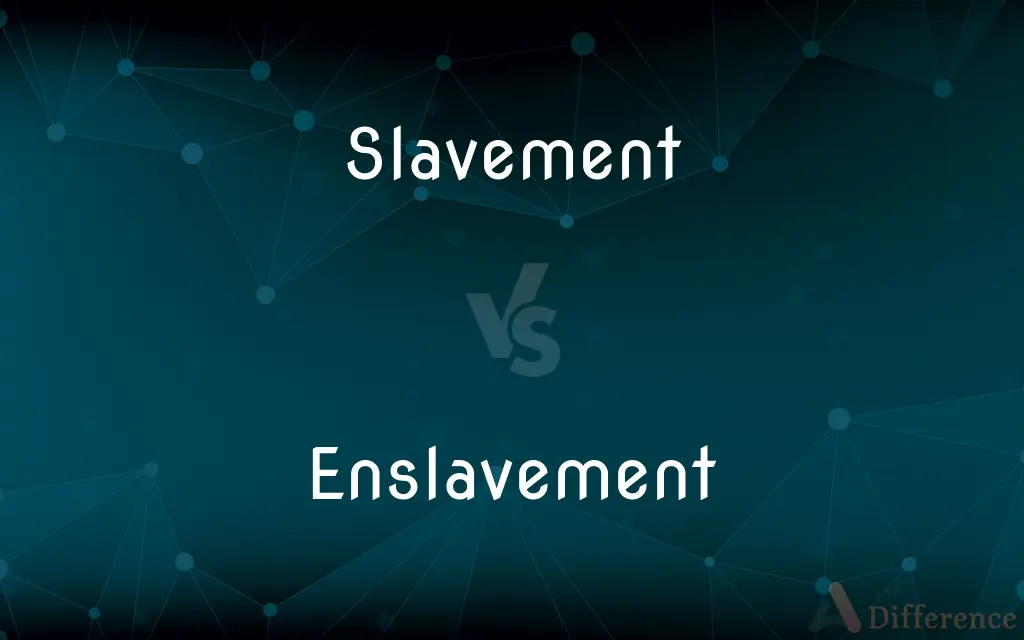 Slavement vs. Enslavement — Which is Correct Spelling?