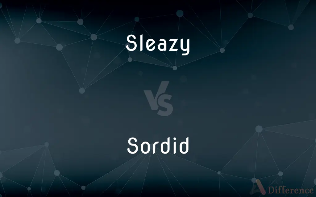 Sleazy vs. Sordid — What's the Difference?