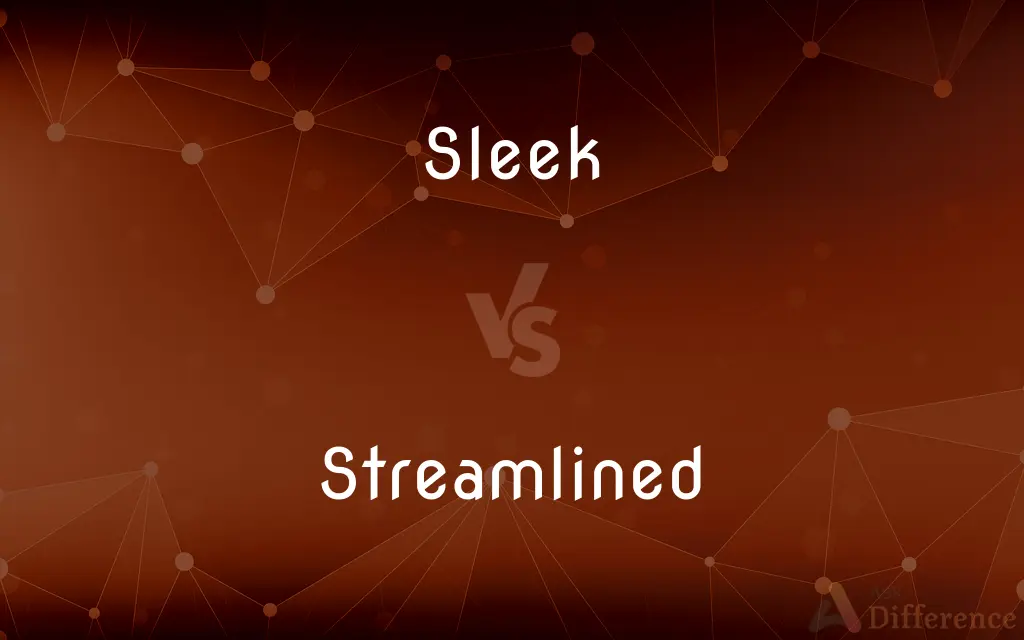 Sleek vs. Streamlined — What's the Difference?