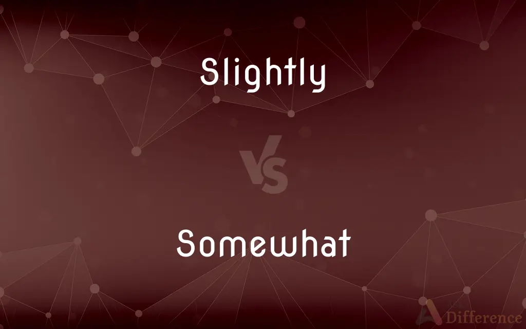 Slightly vs. Somewhat — What's the Difference?