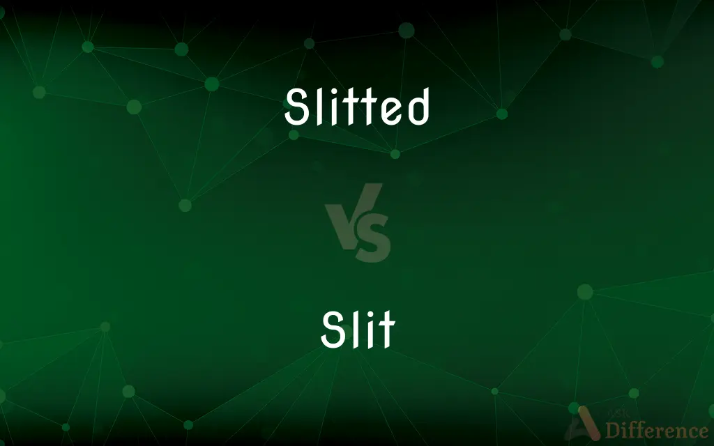 Slitted vs. Slit — Which is Correct Spelling?