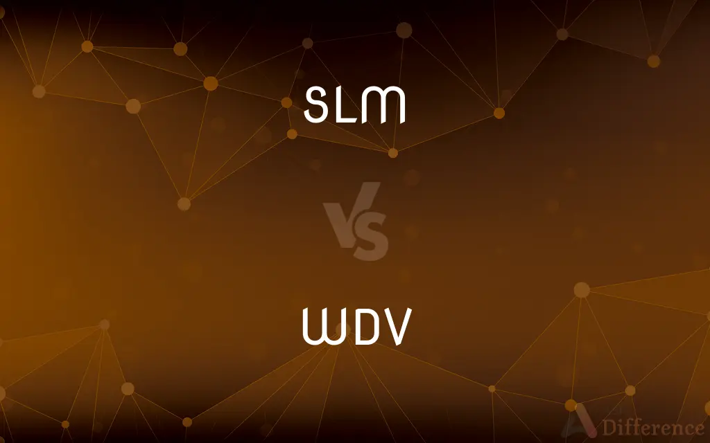 SLM vs. WDV — What's the Difference?