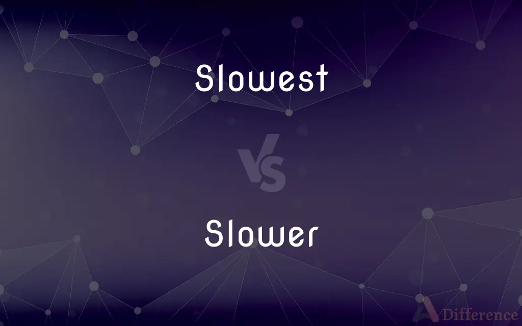 Slowest vs. Slower — What's the Difference?
