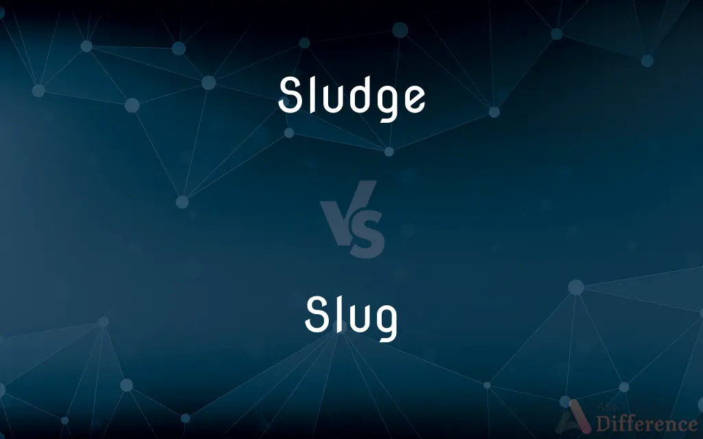 Sludge vs. Slug — What's the Difference?