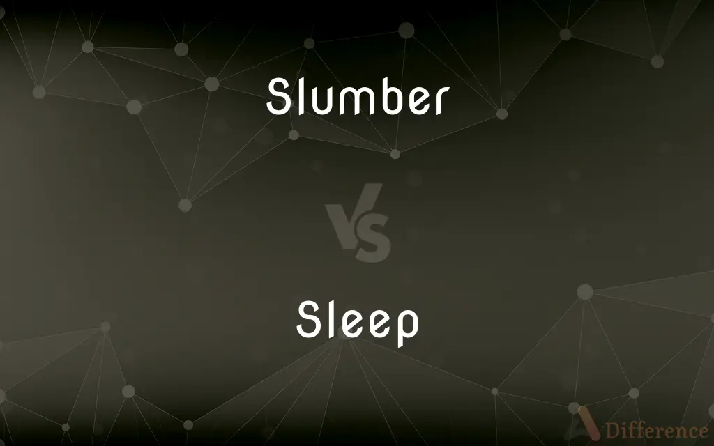 Slumber vs. Sleep — What's the Difference?