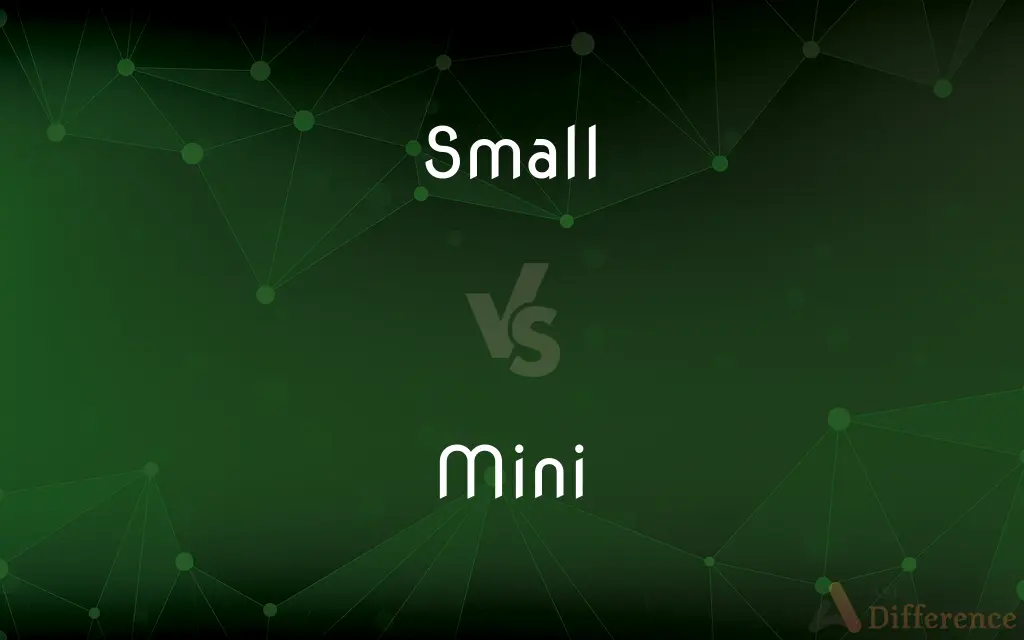 Small vs. Mini — What's the Difference?