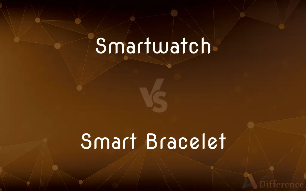Smartwatch vs. Smart Bracelet — What's the Difference?