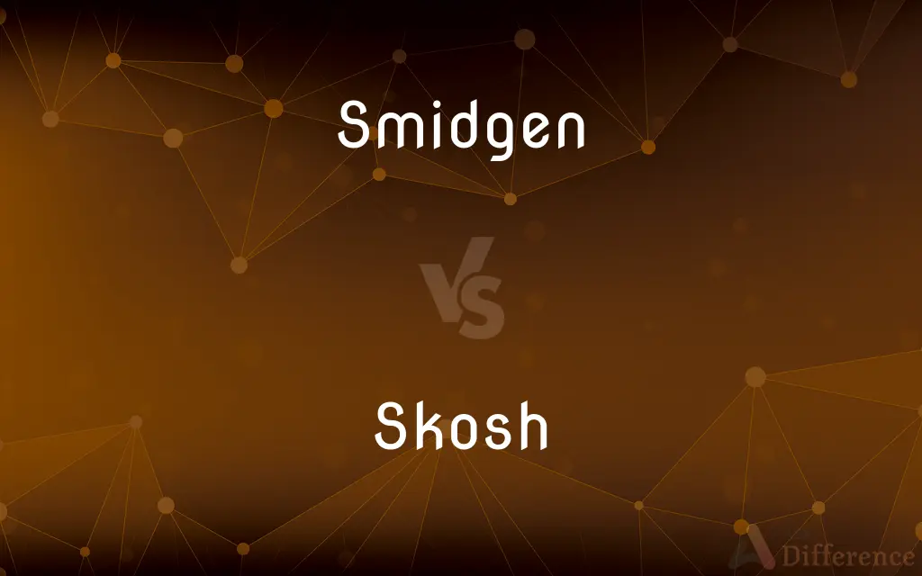 Smidgen vs. Skosh — What's the Difference?