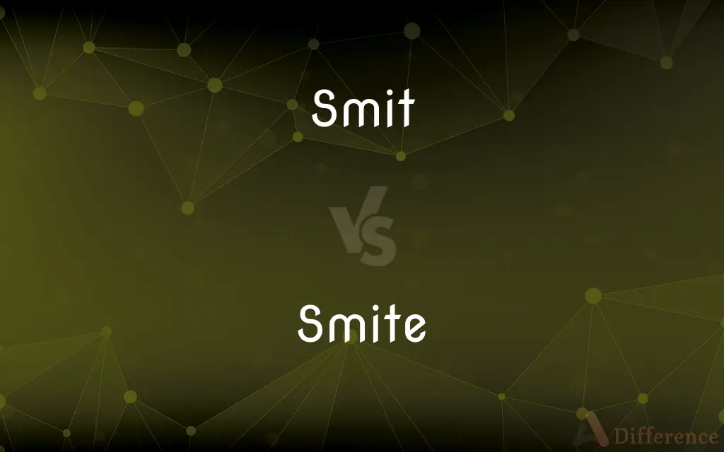 Smit vs. Smite — What's the Difference?