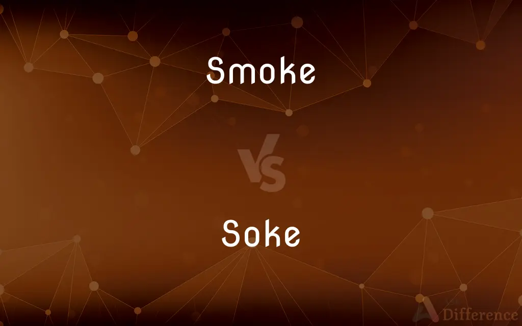 Smoke vs. Soke — What's the Difference?