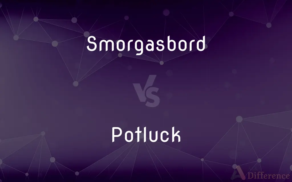 Smorgasbord vs. Potluck — What's the Difference?