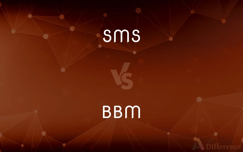 SMS vs. BBM — What's the Difference?