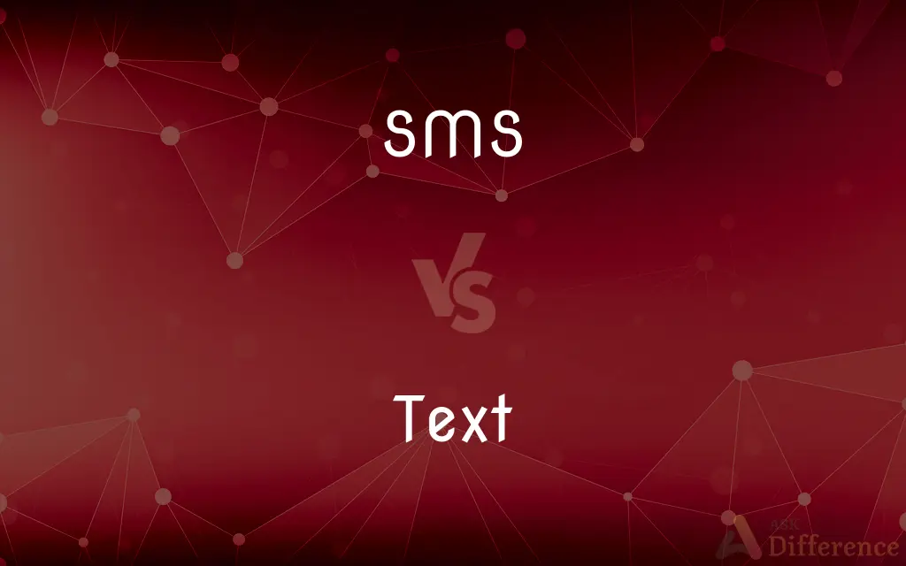 SMS vs. Text — What's the Difference?