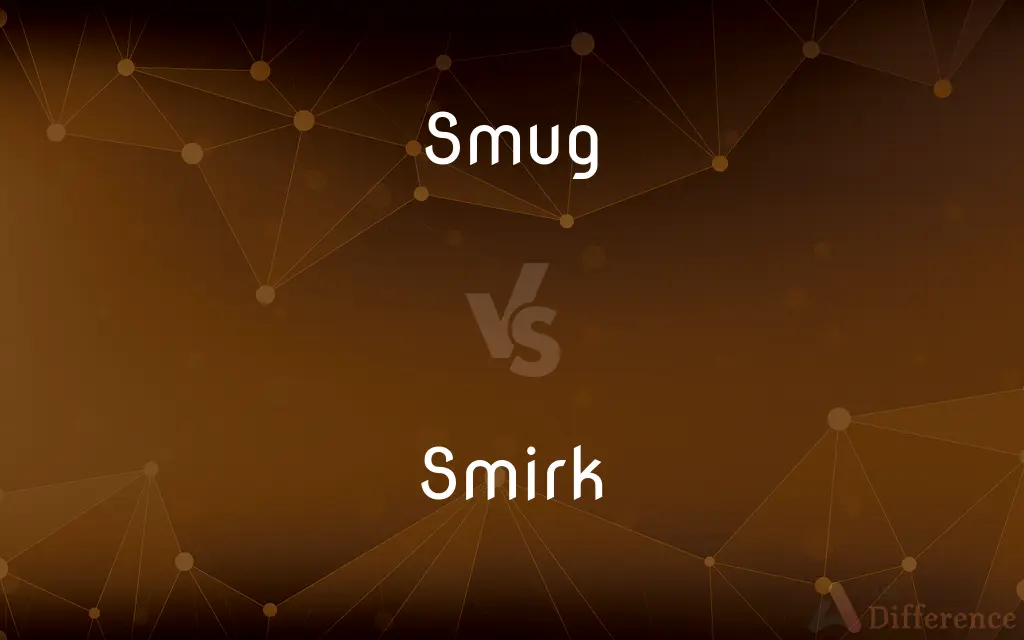 Smug vs. Smirk — What's the Difference?