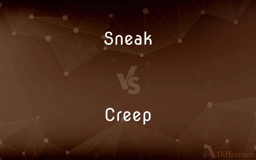 Sneak vs. Creep — What's the Difference?