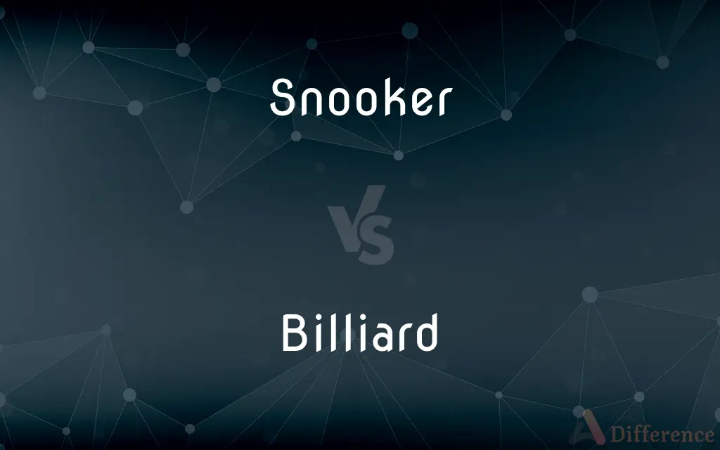 Snooker vs. Billiard — What's the Difference?