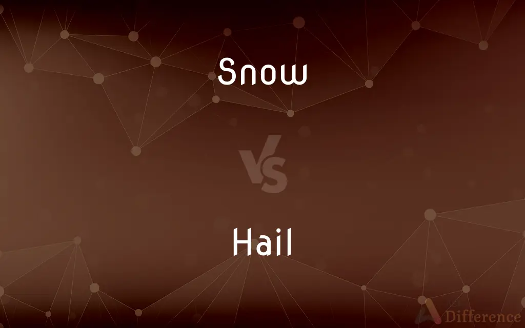 Snow vs. Hail — What's the Difference?