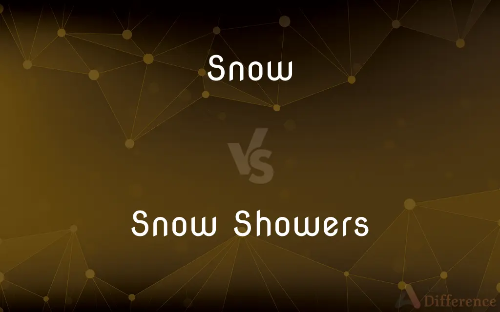 Snow vs. Snow Showers — What's the Difference?